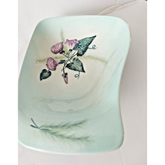 Carlton Ware England Australian Design Serving Tray Raised Florals 10 1/2" - Picture 3 of 13